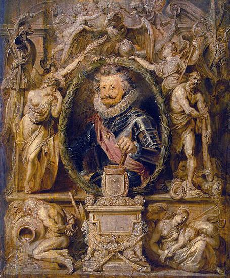 Peter Paul Rubens Charles Bonaventura de Longueval, Count de Bucquoi Spain oil painting art